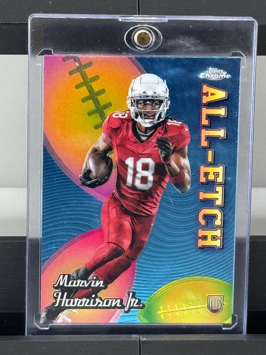 2024 Topps Chrome #CAE-MH Marvin Harrison Jr. All-Etch RC Arizona Cardinals