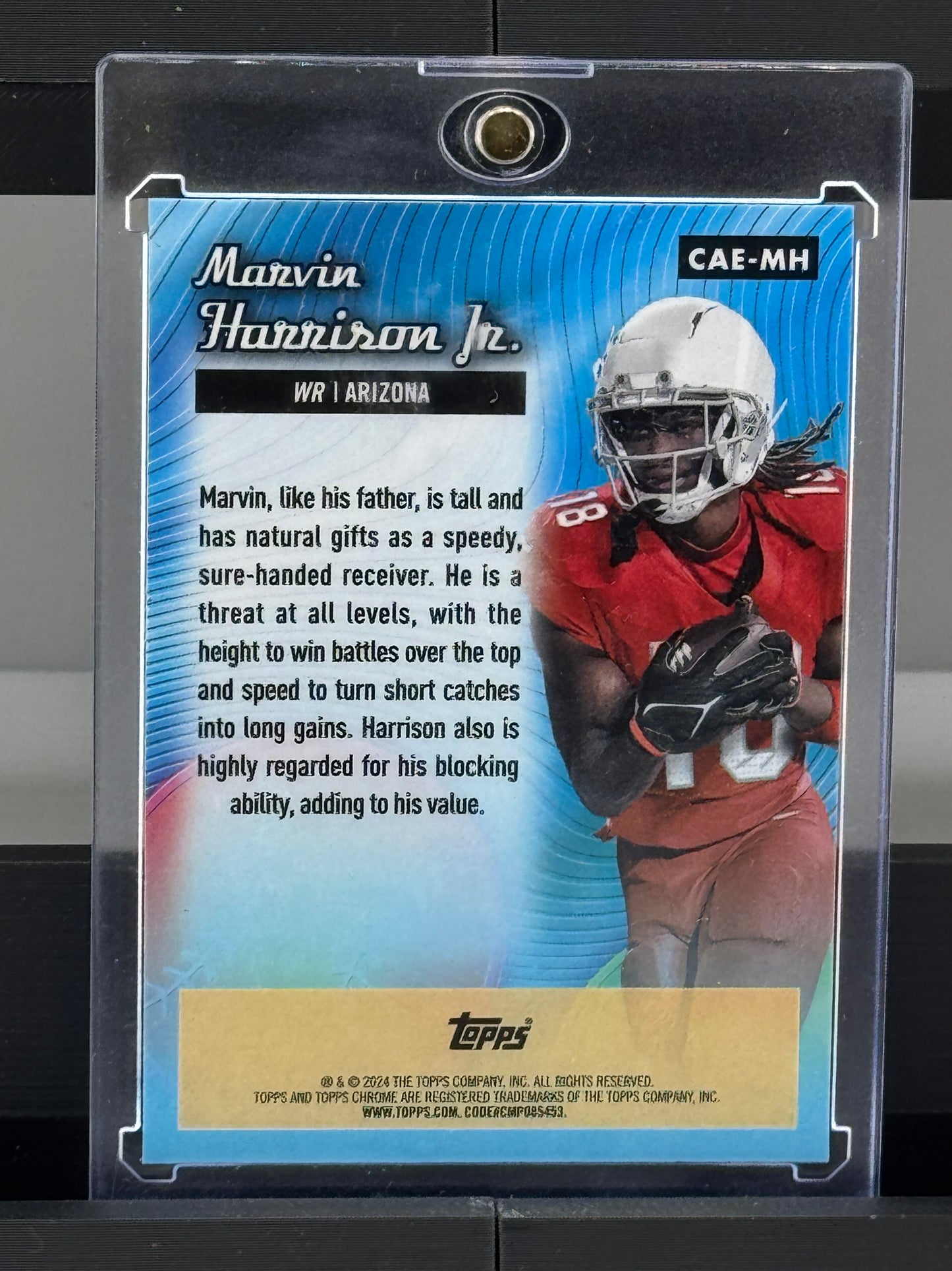 2024 Topps Chrome #CAE-MH Marvin Harrison Jr. All-Etch RC Arizona Cardinals
