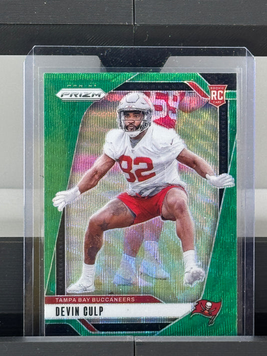 2024 Panini Prizm #326 Devin Culp Green Wave Prizm Tampa Bay Buccaneers