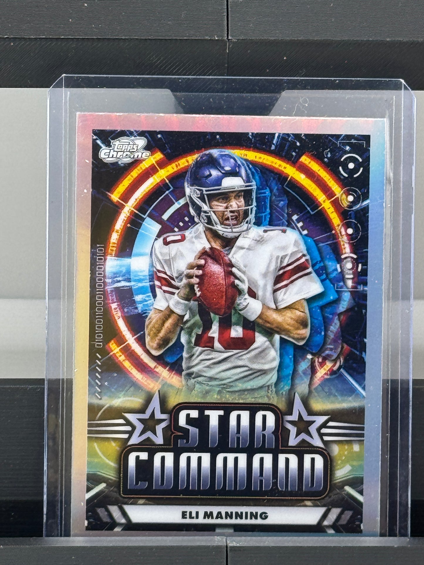 2024 Topps Chrome Cosmic #SC-20 Eli Manning Star Command Refractor New York Giants