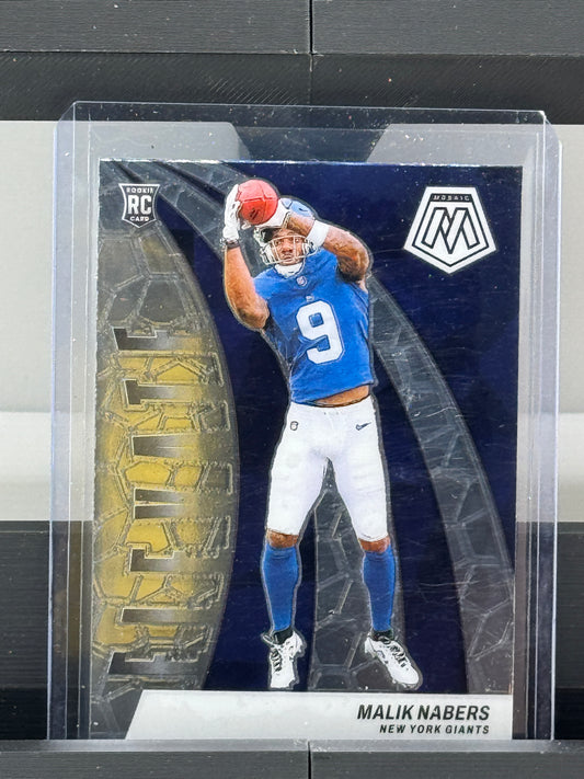 2024 Panini Mosaic #3 Malik Nabers Elevate RC New York Giants