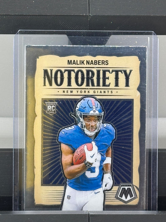 2024 Mosaic #23 Malik Nabers Notoriety New York Giants