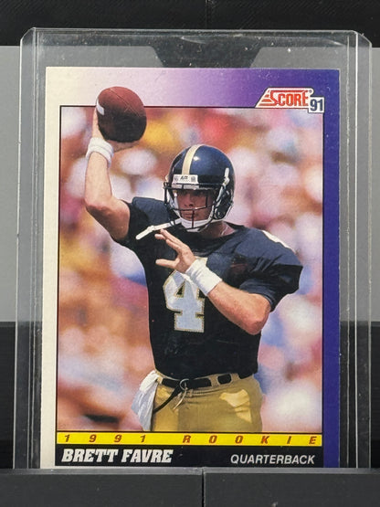 1991 Score #611 Brett Favre RC Atlanta Falcons