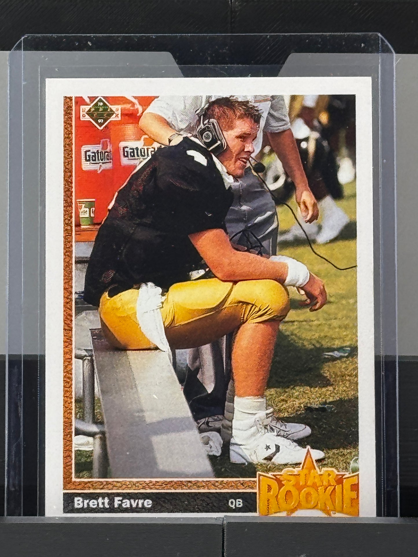 1991 Upper Deck #13 Brett Favre Star Rookie RC Atlanta Falcons