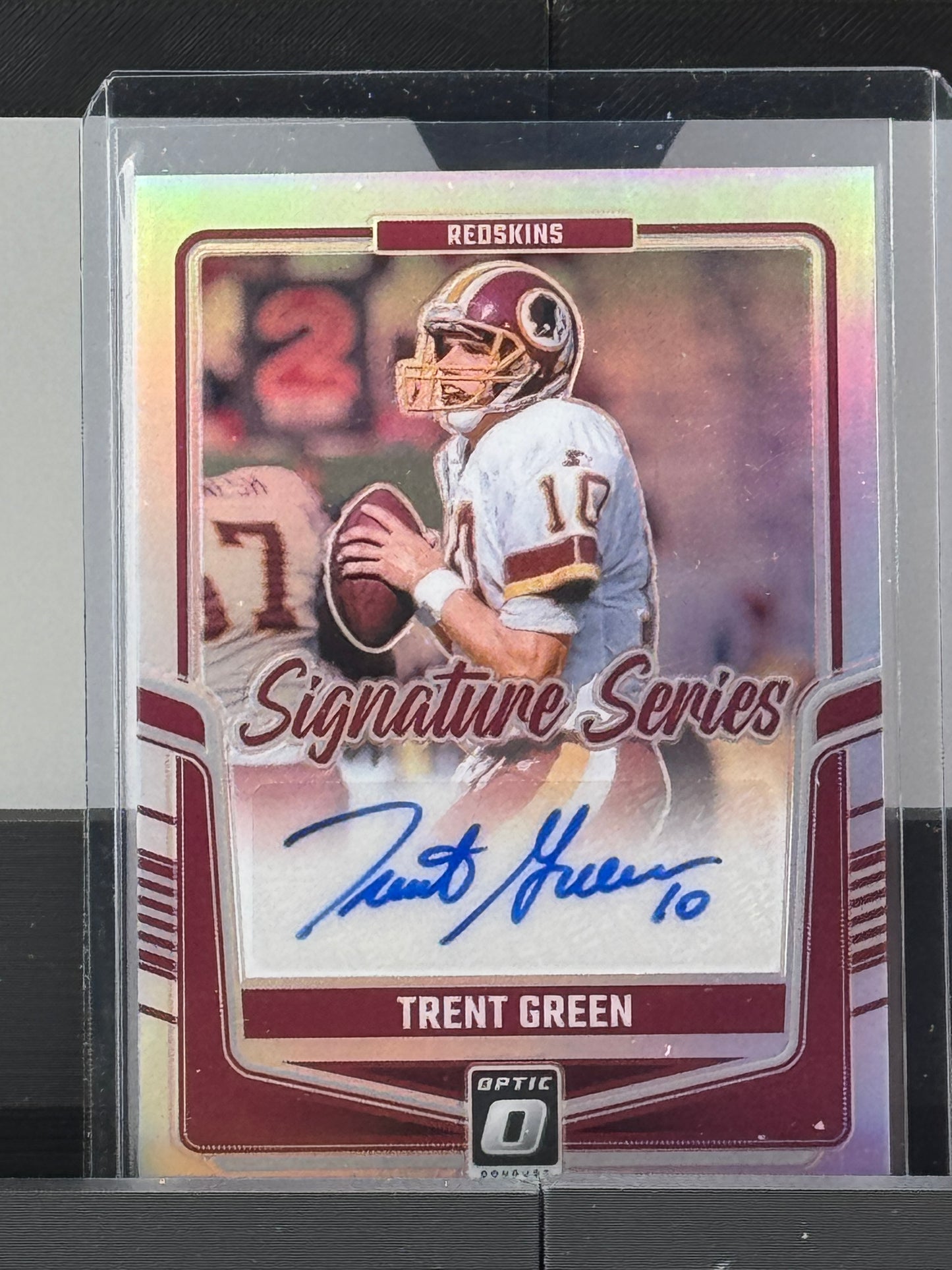2024 Donruss Optic #SSH-TGN Trent Green Signature Series Silver Prizm Auto Washington Redskins Commanders
