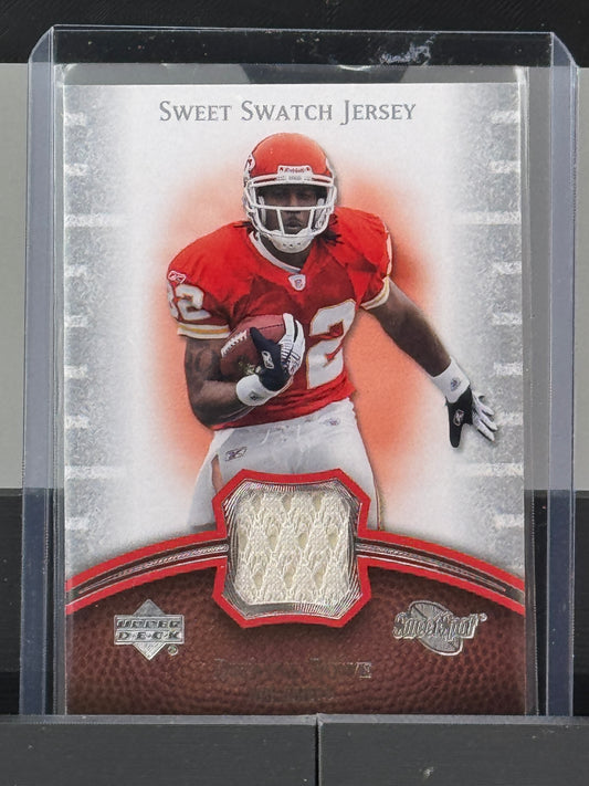 2007 Upper Deck Sweet Spot #SS-BO Dwayne Bowe Sweet Swatch Jersey Kansas City Chiefs